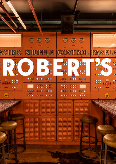 Robert's Magazine Design Feature Interior Design Bar Hospitality Competitive Socialising Electric Shuffle Canary Wharf