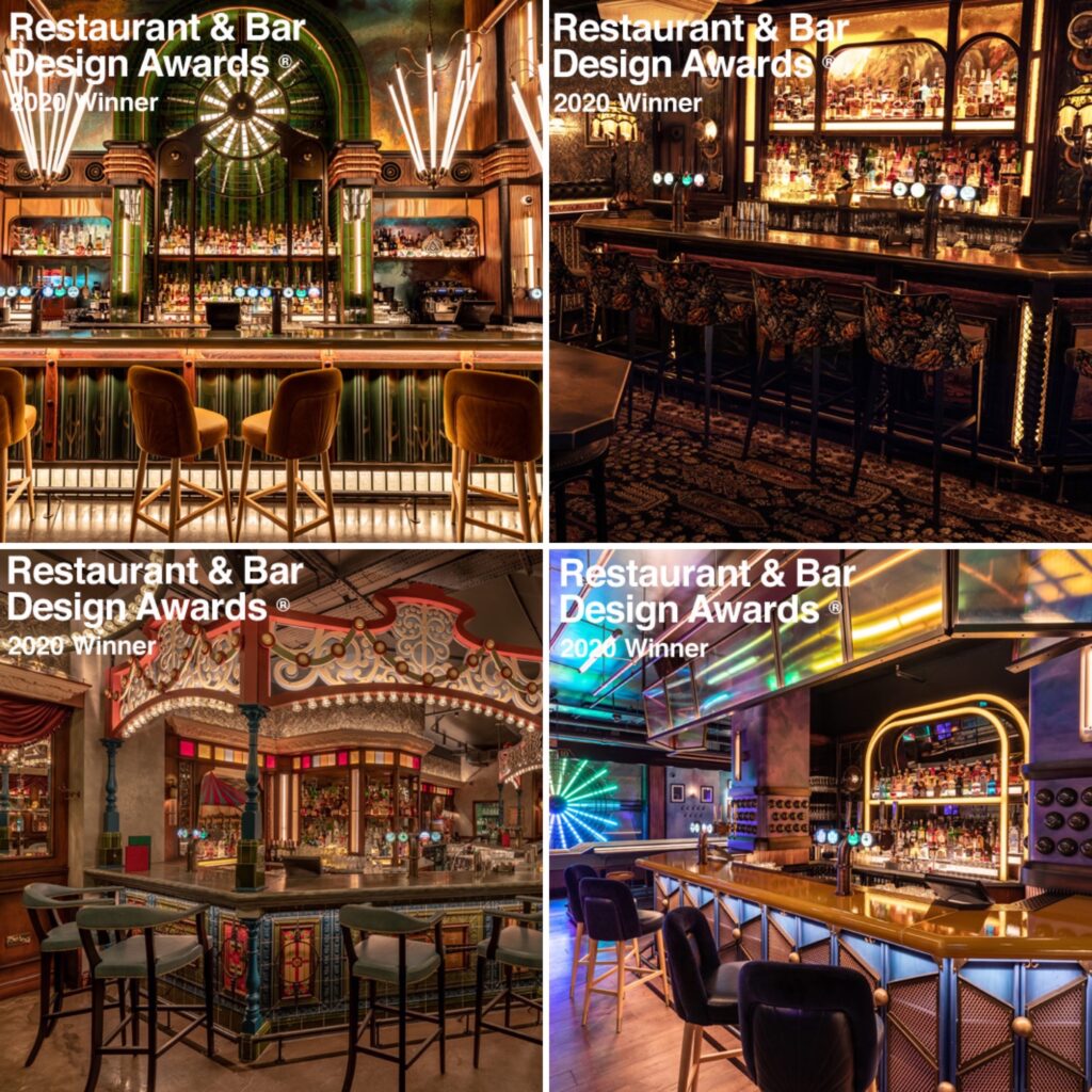 Restaurant & Bar Design Award Winner Electric Shuffle & Flight Club Darts