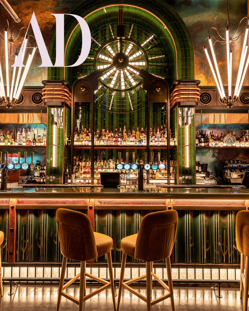 Architectural Digest France Magazine Restaurant and Bar Design Awards Electric Shuffle most beautiful restaurants in the world designed by Ellis Design Studio