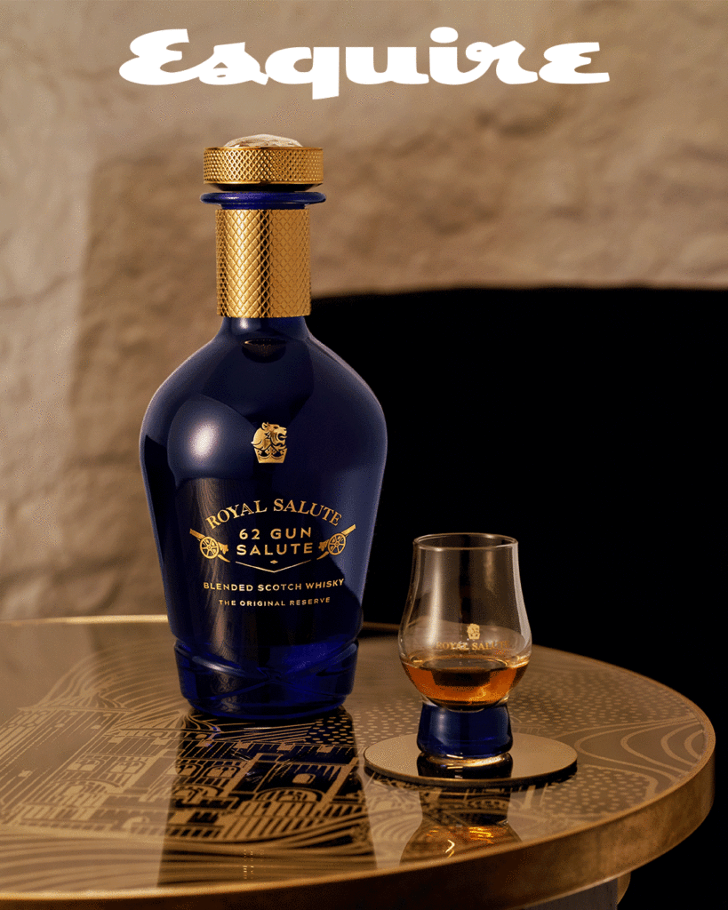 Esquire Magazine Royal Salute Whiskey Chamber Tower of London immersive tasting room designed by Ellis Design Studio