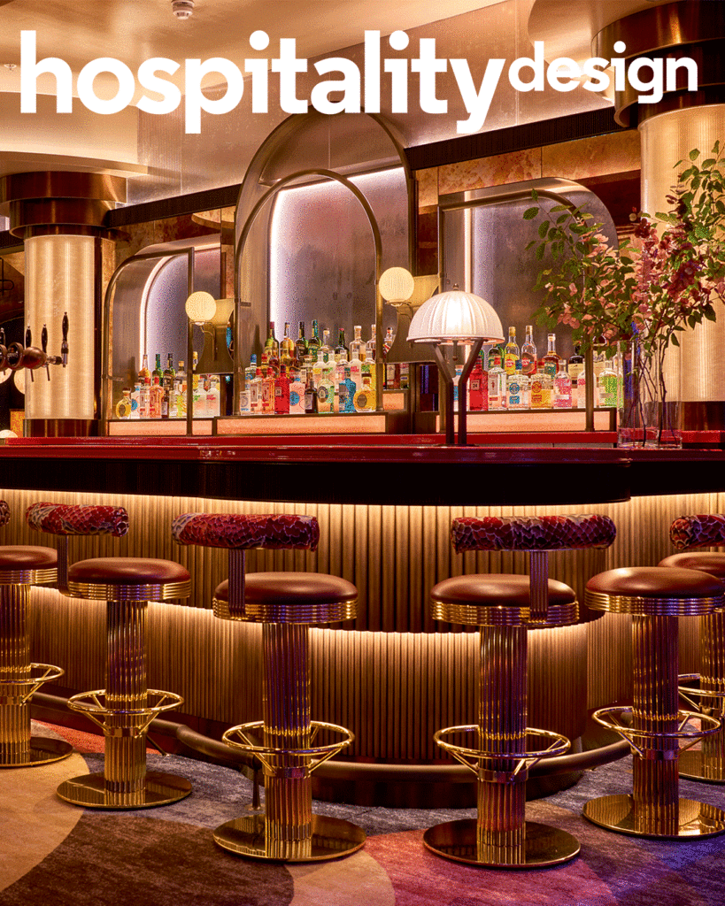 Hospitality Design Magazine Upstairs at the 1878 3Arena Private Members Club designed by Ellis Design Studio