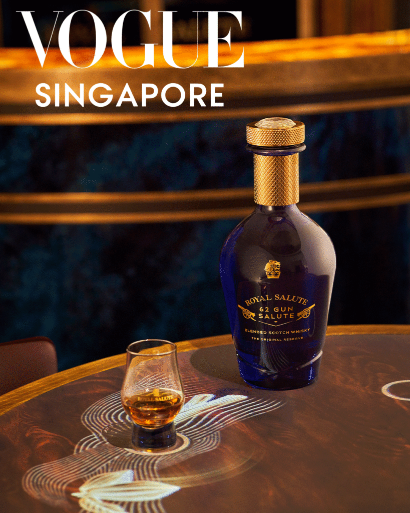 Vogue Magazine Royal Salute Whiskey Chamber Tower of London immersive tasting room designed by Ellis Design Studio
