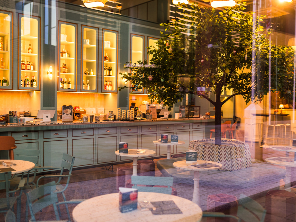 Cocktail bar for leisure concept The Big Bakes Manchester designed by Ellis Design Studio